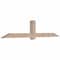 Ekena Millwork Eugene Smooth Timber Gable Bracket, Douglas Fir, 108"W x 22"H x 5 1/2"D x 5 1/2"F, 5/12 Pitch GBW108X22X0606EUG00SDF - alternate 5